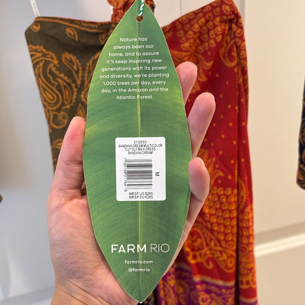 Farm Rio Boho Patchwork Maxi Dress with Paisley Print - Multicolor - Picture 8 of 13
